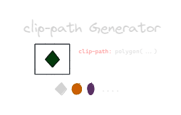 Clip Path CSS Generator