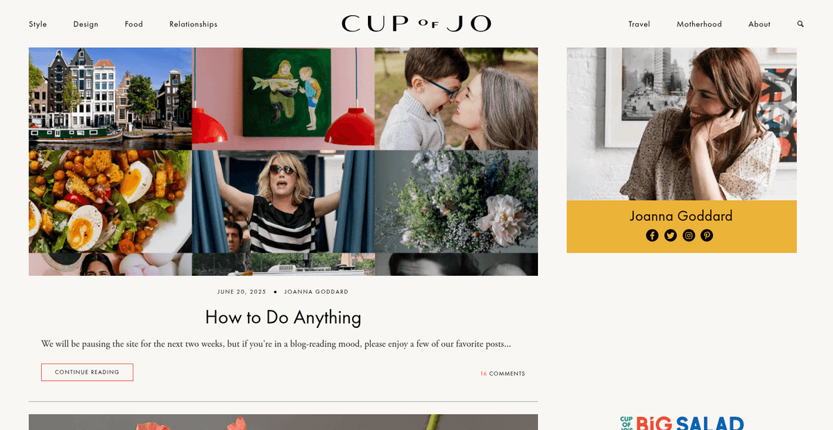 Cup of JO